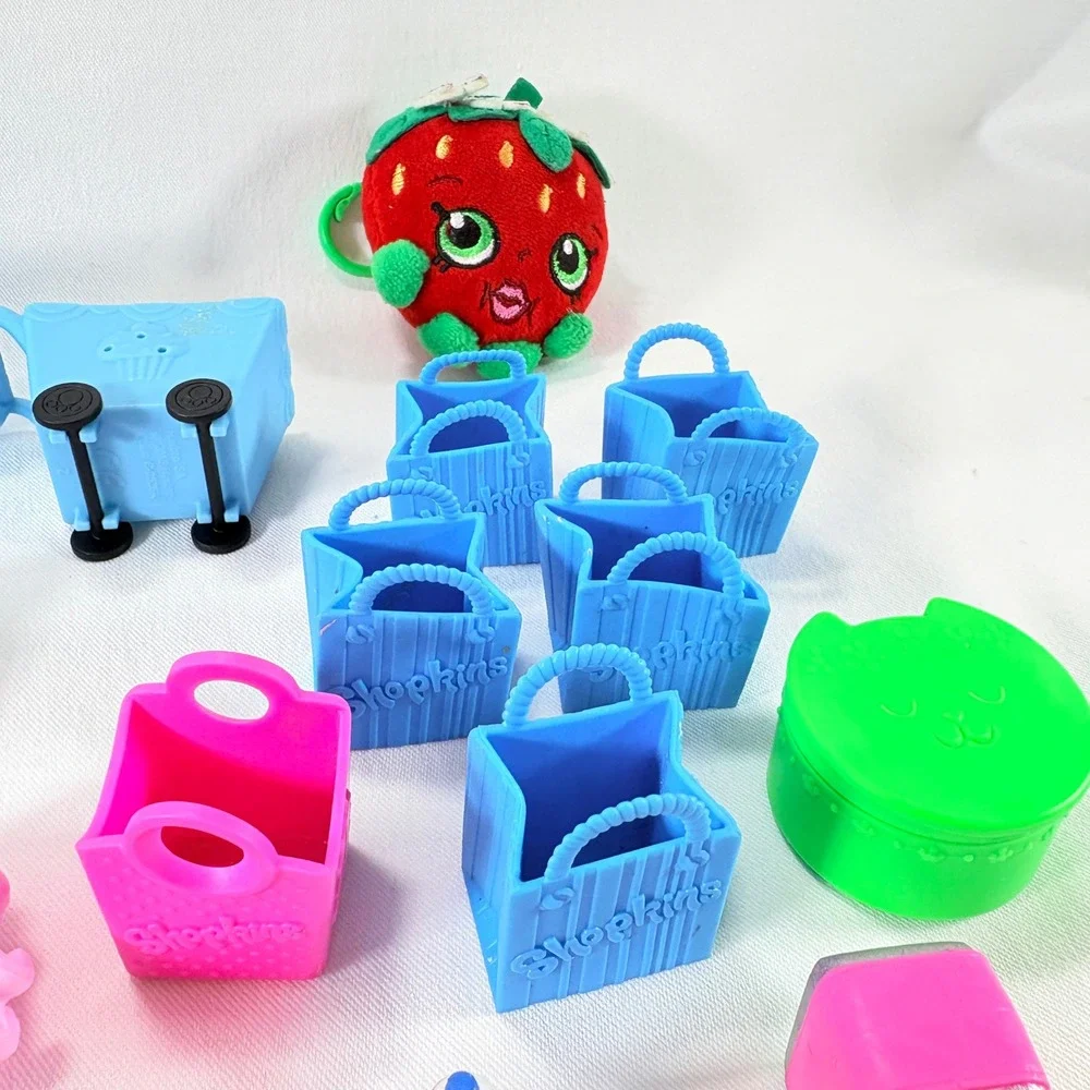 Shopkins Toy Mixed Lot‎ of 30+ Replacement Parts & Accessories